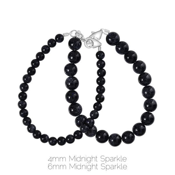 Midnight Sparkle 6mm Bracelet