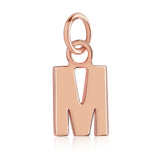 14k Rose Gold Initial Charms