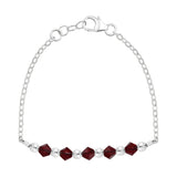 Birthstone Collection - January Bracelets