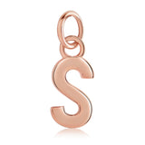 14k Rose Gold Initial Charms