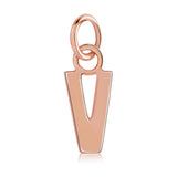14k Rose Gold Initial Charms