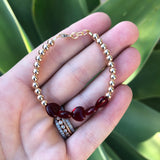 The Jana - Deep Red Hearts