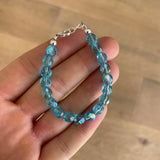 Electric Blue 6mm Bracelet