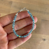Electric Blue 4mm Bracelet