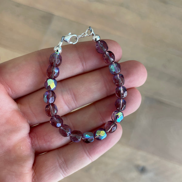 Deep Purple 6mm Bracelet