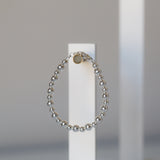 Sterling Silver 4mm & 5mm Bracelet