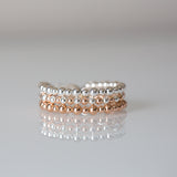 14k Rose Gold 4mm & 5mm Bracelet