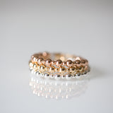 Sterling Silver 6mm & 4mm Bracelet