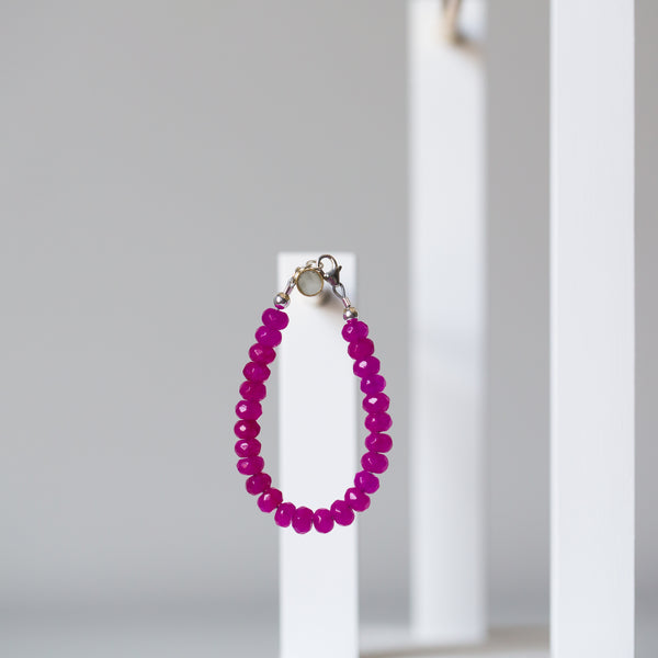 Raspberry Pink 6mm Bracelet