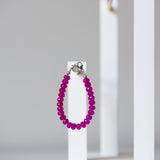 Raspberry Pink 6mm Bracelet