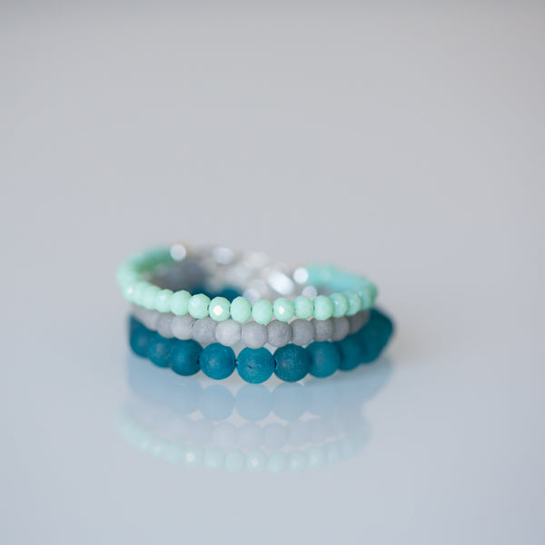 Cloud Gray 4mm Bracelet