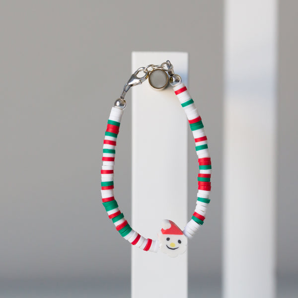 Santa Clay Bracelet 4mm Design 1