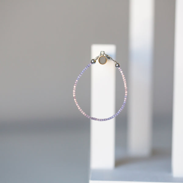 Lavender Smoke 2mm Bracelet
