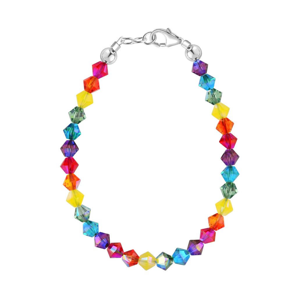 Shimmer Crystal Rainbow Bracelet