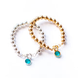 Gold Swarovski Birthstone Charms