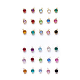 Rose Gold Swarovski Birthstone Charms