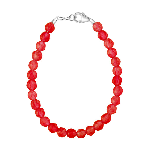 Cranberry Agate 4mm Bracelet