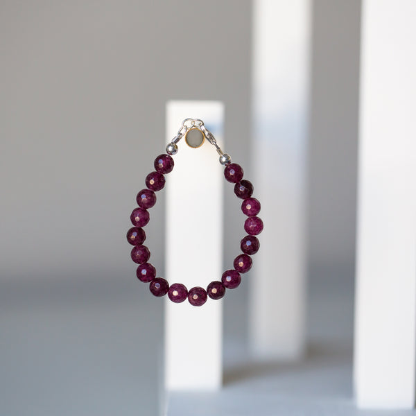 Wine 6mm Bracelet