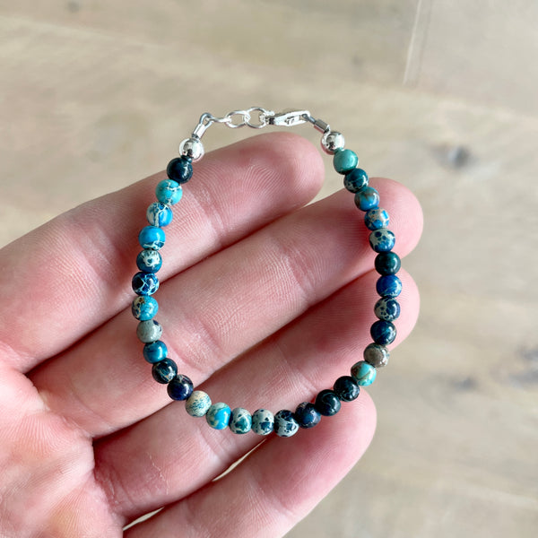 Ocean Jasper 4mm Bracelet