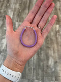 Pastel Purple Clay 4mm Bracelet