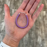 Pastel Purple Clay 4mm Bracelet