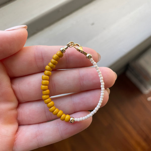 Opaque Marigold Bracelet