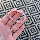 Light Pink Agate 5mm Bracelet