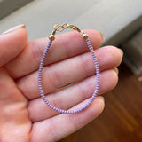 Opaque Lavender 2mm Bracelet