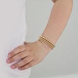 14k Gold 3mm Bracelet