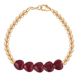 The Jana - Deep Red Hearts