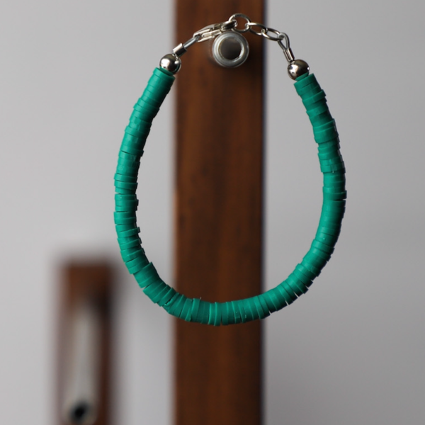 Green Clay 4mm Bracelet