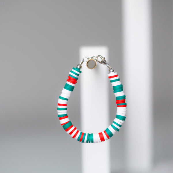 The Christmas Clay Bracelet