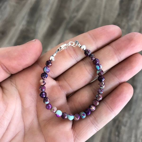 Galaxy Jasper 4mm Bracelet