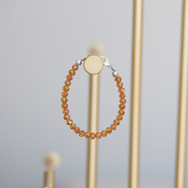 Sunset Orange 4mm Bracelet