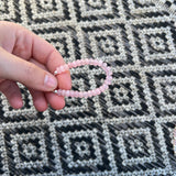 Light Pink Agate 5mm Bracelet