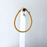 Opaque Mustard Yellow 2mm Bracelet