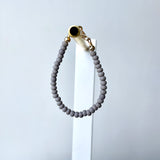 Opaque Gray 4mm Bracelet