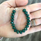 Forest Green 8mm Bracelet
