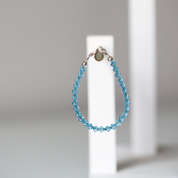 Blue Pastel Crystal Bracelet