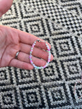 Pastel Seed Bead 4mm Bracelet