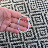 Pastel Seed Bead 4mm Bracelet