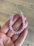 Light Pink Agate 5mm Bracelet
