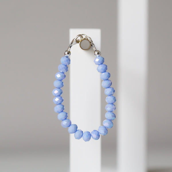Powder Blue Shimmer 5mm Bracelet