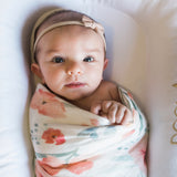 The Poppy - Organic Bamboo Swaddle