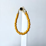 Opaque Mustard Yellow 4mm Bracelet