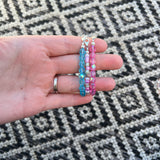 Pastel Seed Bead 4mm Bracelet