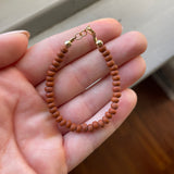 Opaque Rust 4mm Bracelet