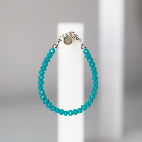 Pool Blue 4mm Bracelet