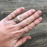 Crystal Stacking Rings