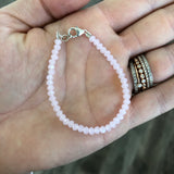 Ballerina Pink 3mm Bracelet